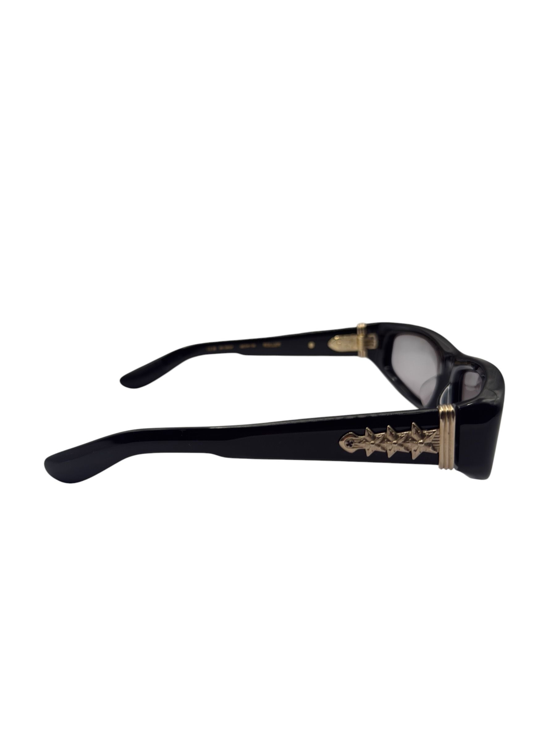 Chrome Hearts Roller Sunglasses Black/Gold - Like New