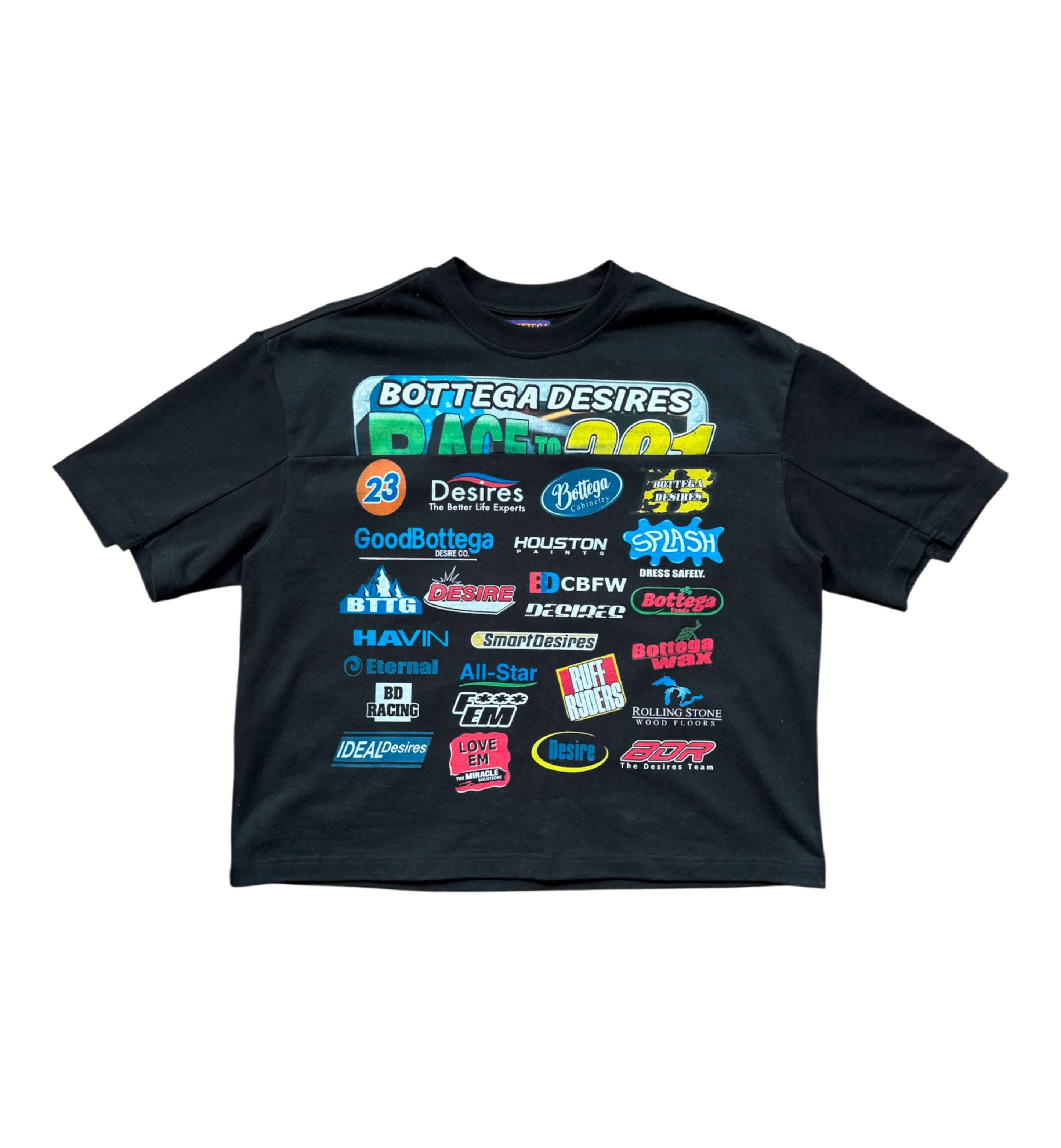 Bottega Desires Race T-Shirt Black