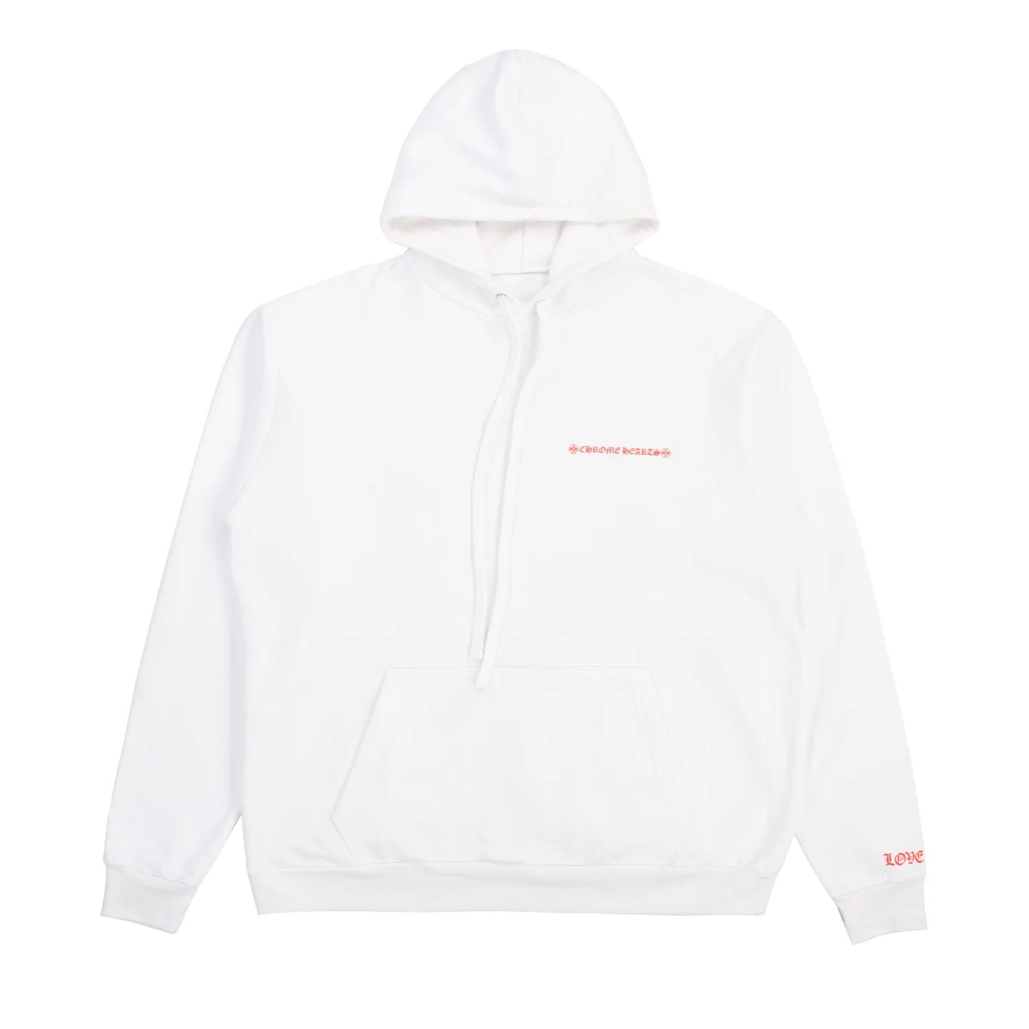 Chrome Hearts Laurie Lynn Hoodie White Red