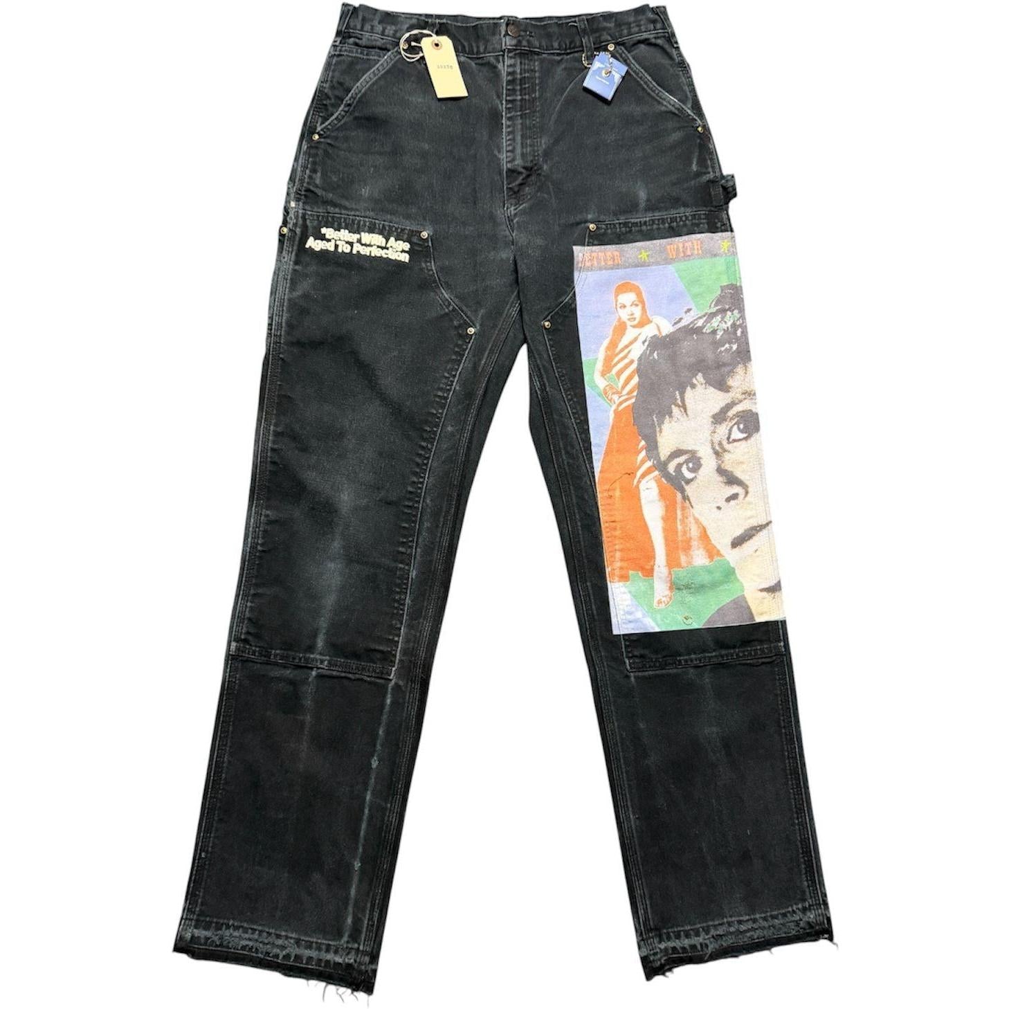 Better With Age Knucklehead Double Knee Carhartt Pants Black