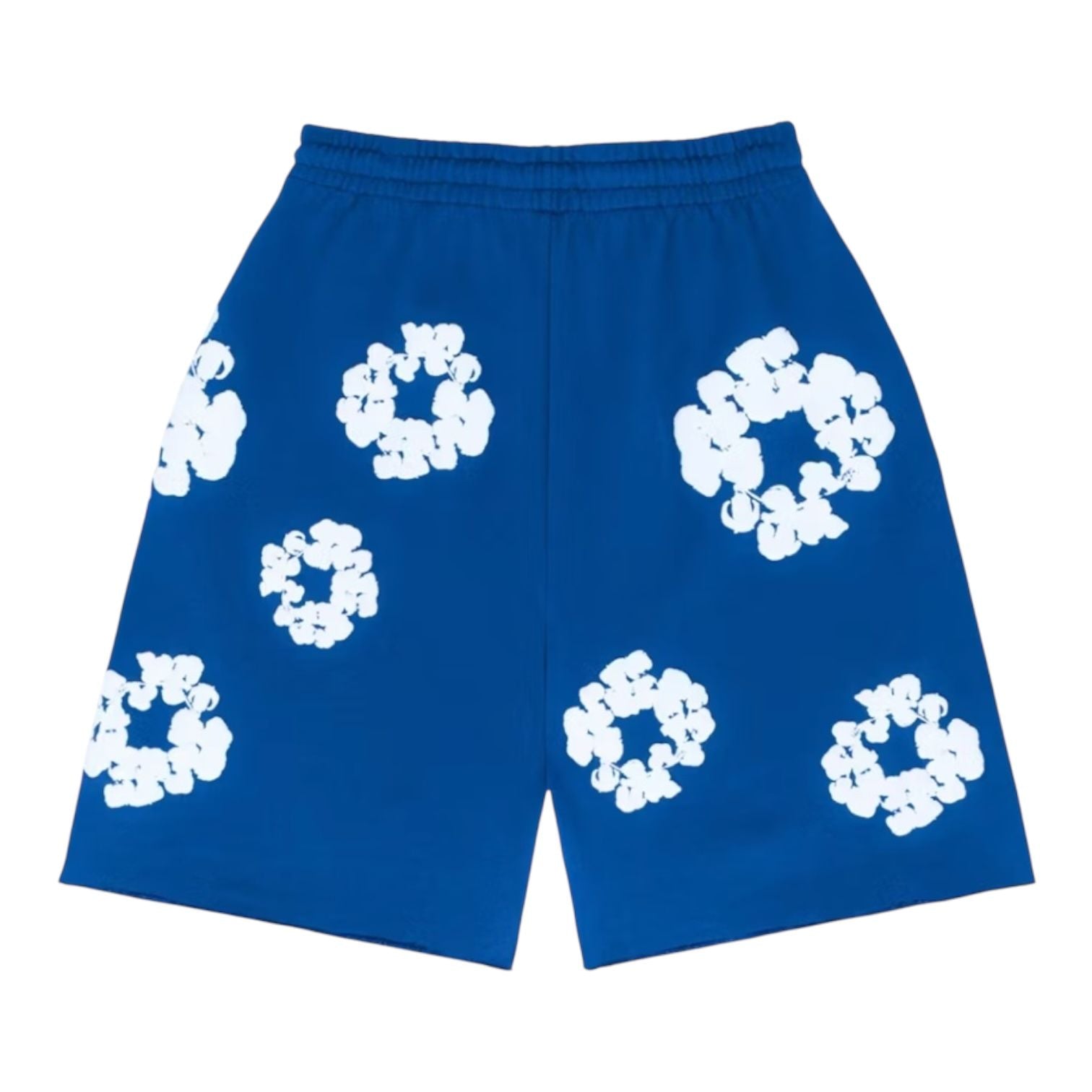 Denim Tears The Cotton Wreath Shorts Royal Blue
