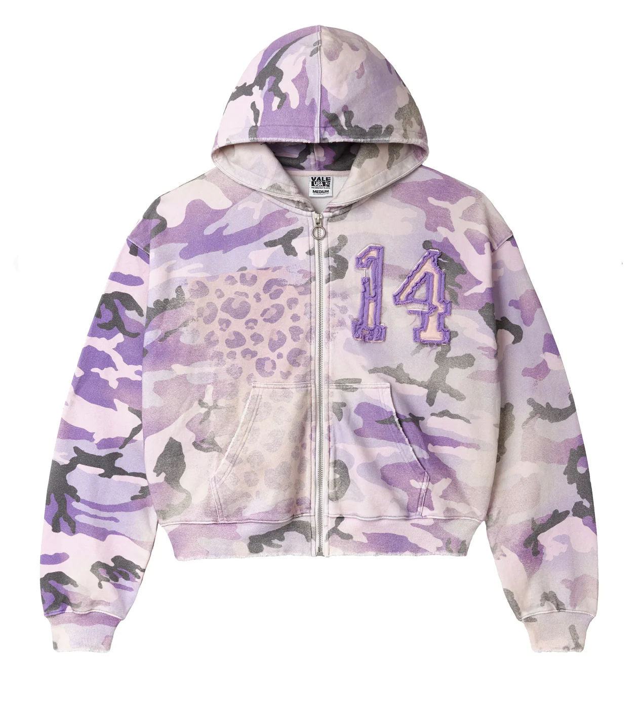 Vale Forever Purple Wayne Zip Up Hoodie