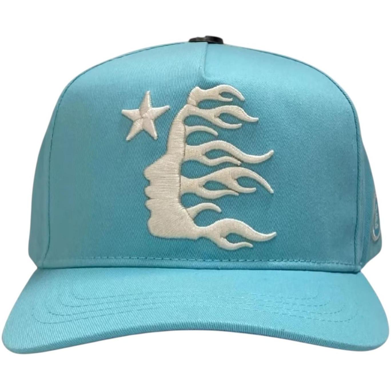 Hellstar OG Logo Snapback Hat Baby Blue