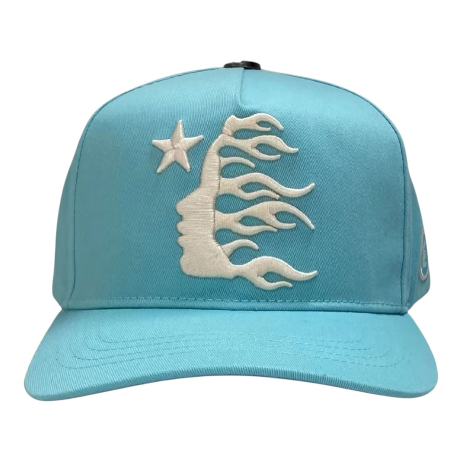 Hellstar OG Logo Snapback Hat Baby Blue