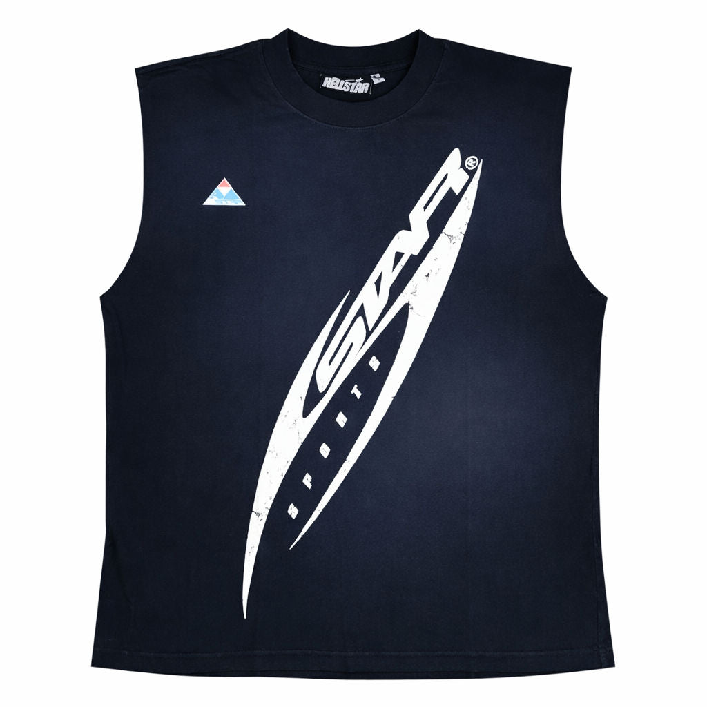 Hellstar Sports Cutoff T-Shirt Black