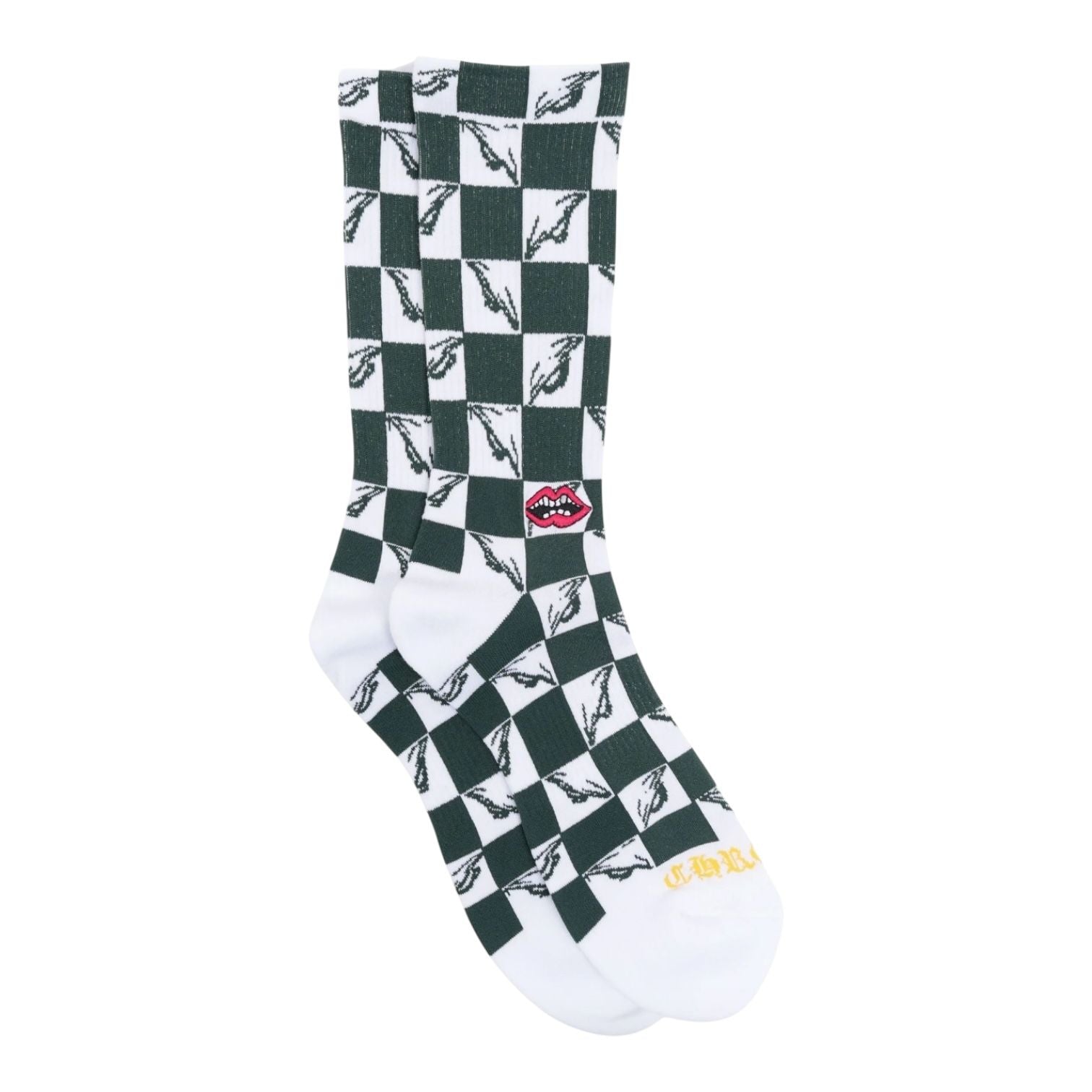 Chrome Hearts Matty Boy 99 Eyes Socks Green