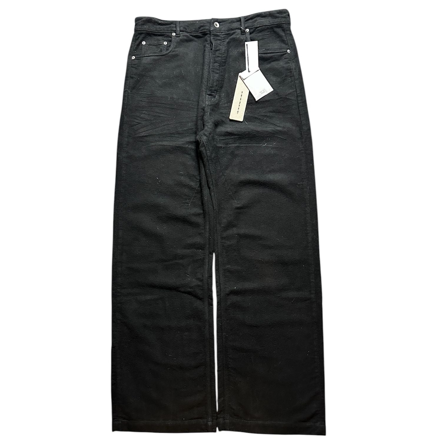 Rick Owens DRKSHDW Concordians Geth Jeans Felpa Black