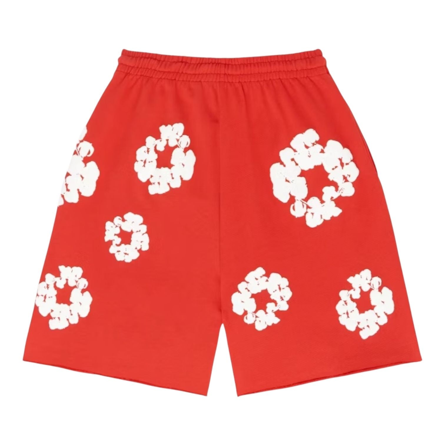 Denim Tears The Cotton Wreath Shorts Red