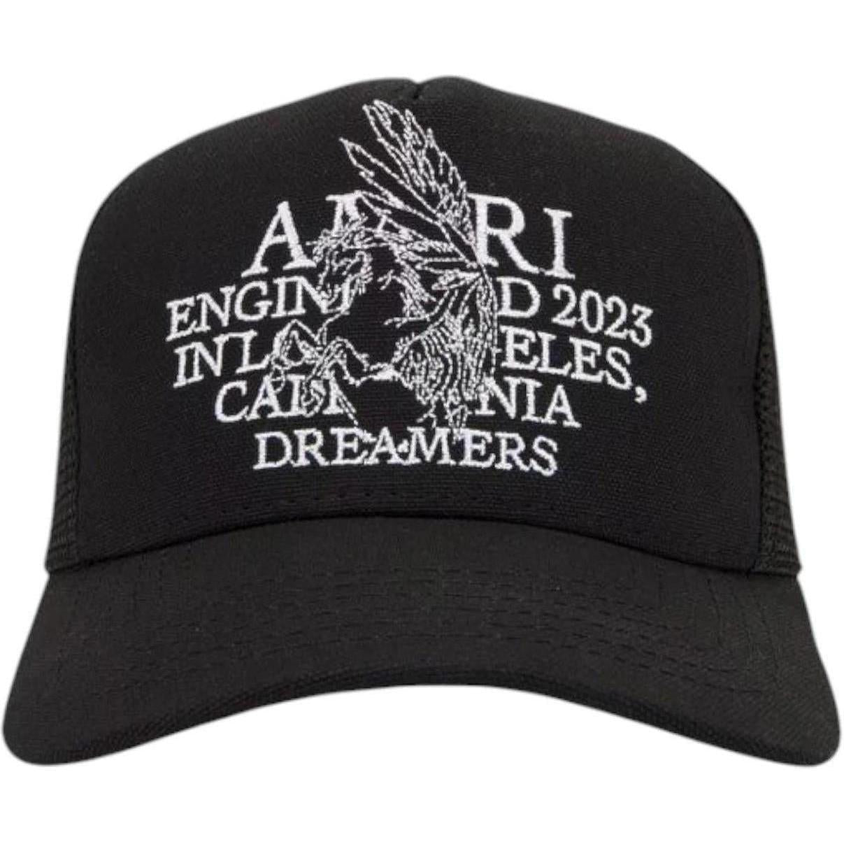 AMIRI Pegasus Trucker Hat Black