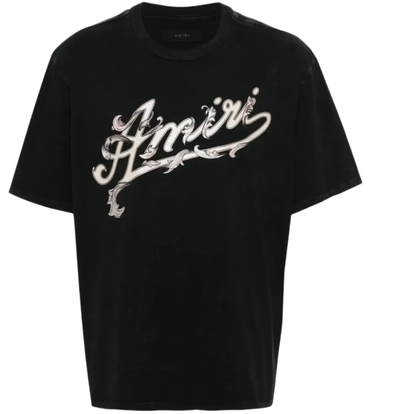 Amiri Filigree Logo T-Shirt Black