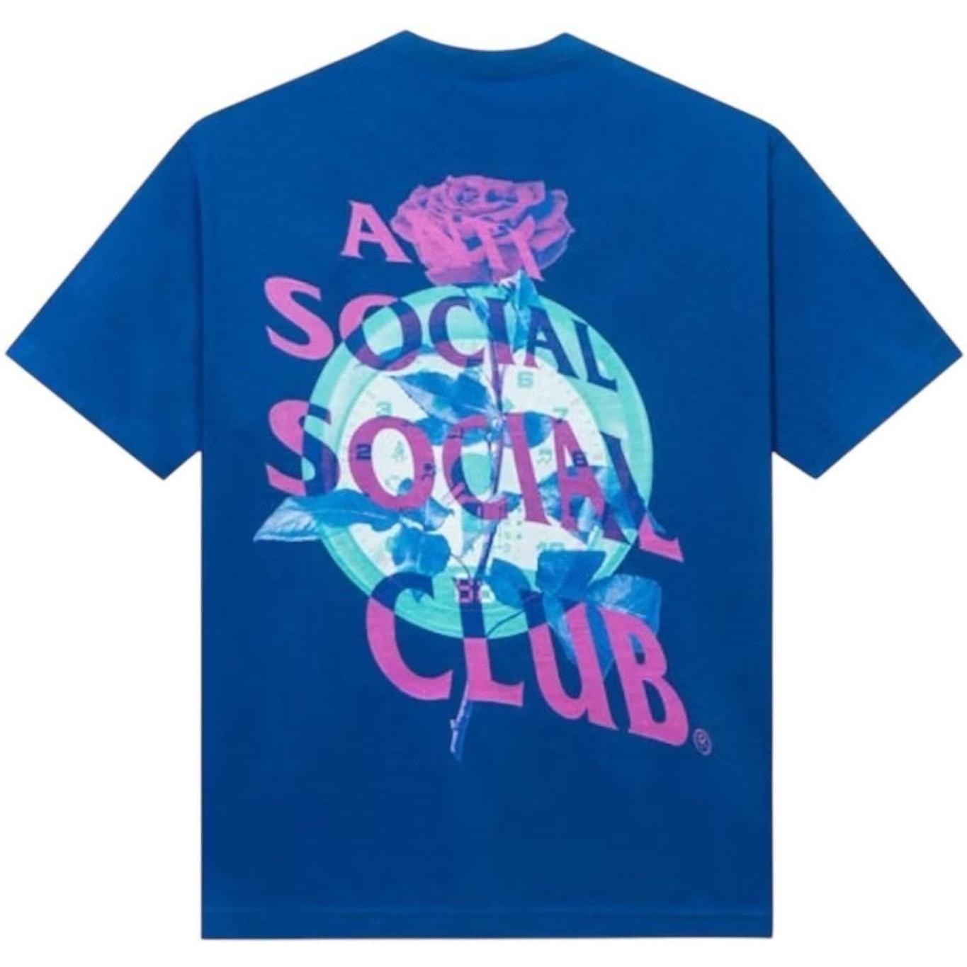Anti Social Social Club Out Of Time T-shirt Blue