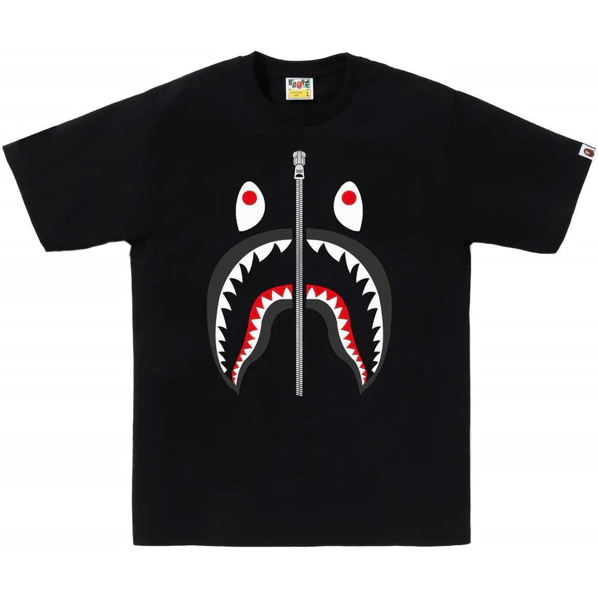 BAPE Shark Tee Black