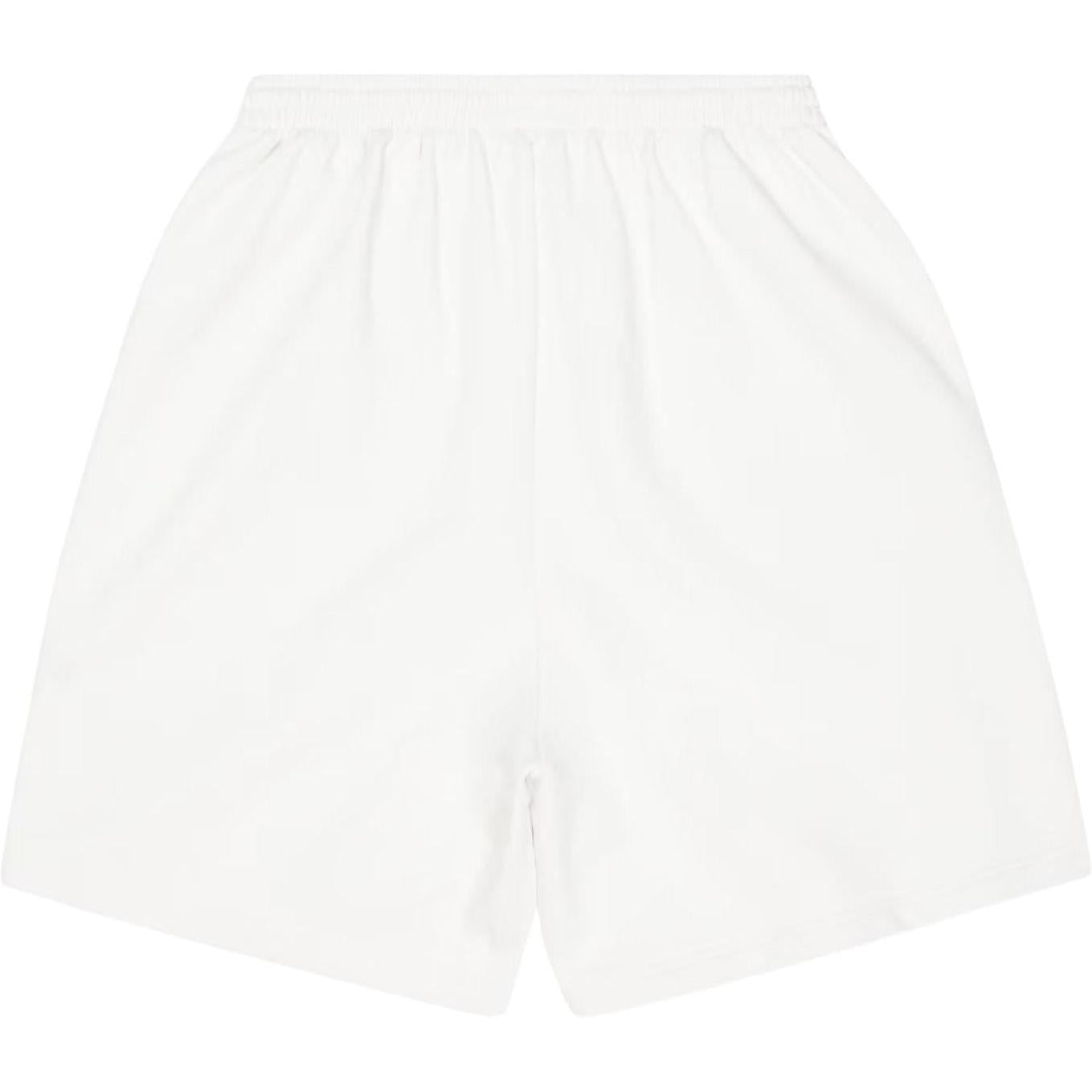 Balenciaga Logo Sweatshorts White