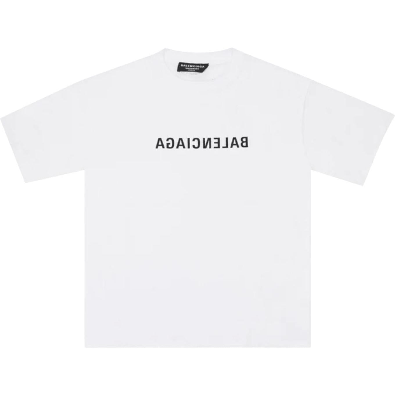 Balenciaga Mirror T-Shirt White