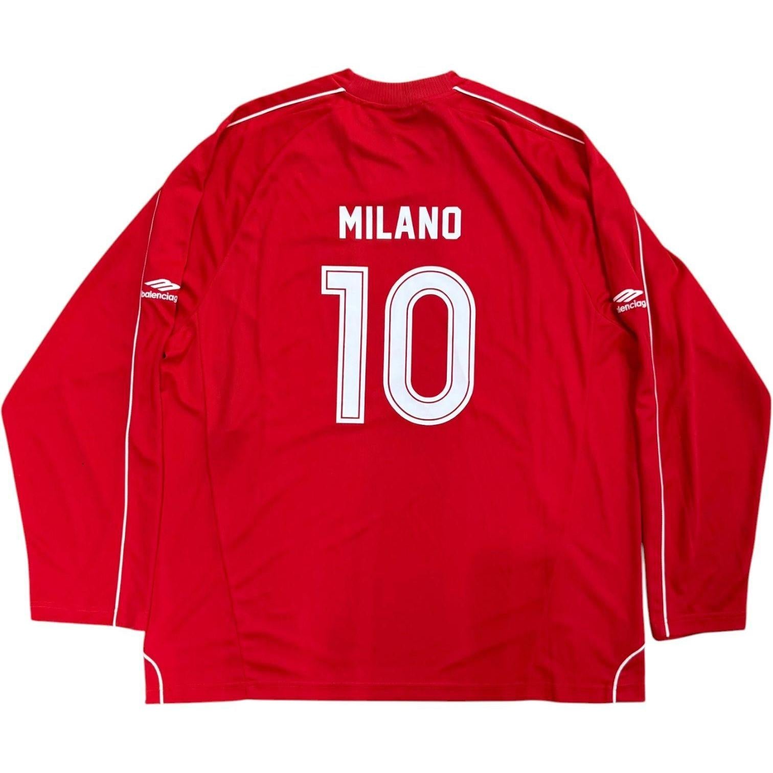 Balenciaga Soccer Jersey Milano Red