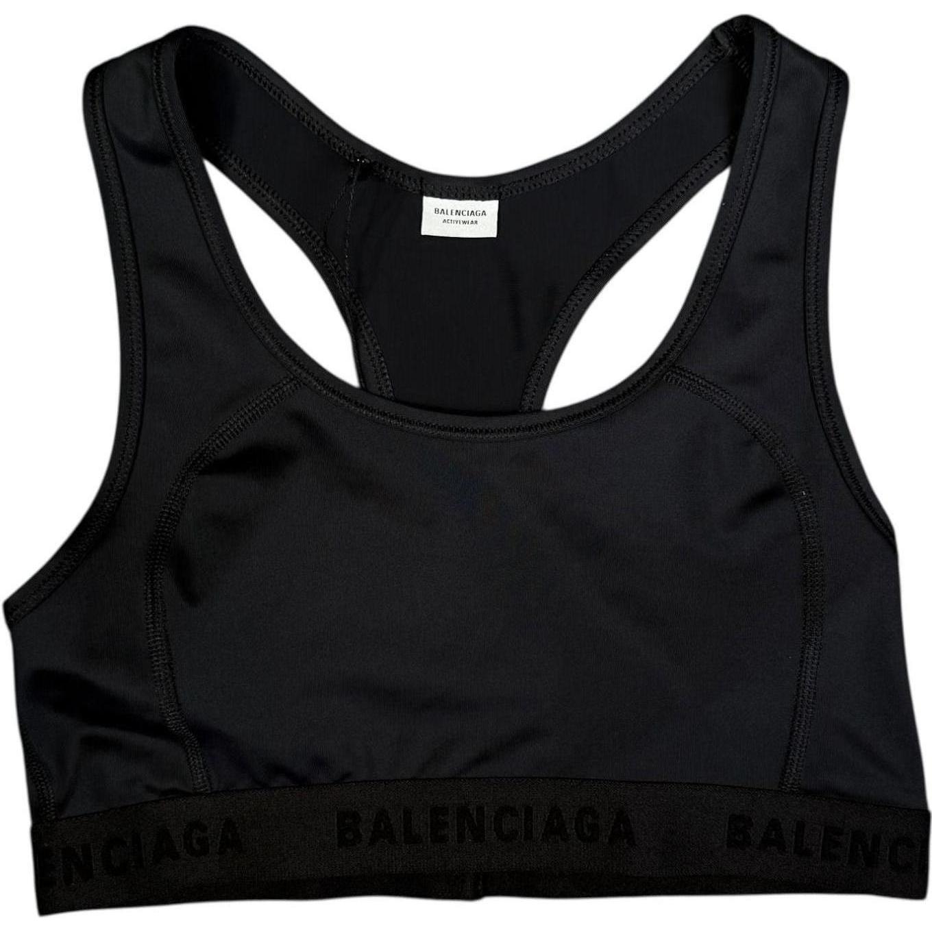 Balenciaga Women's Sports Bra Black