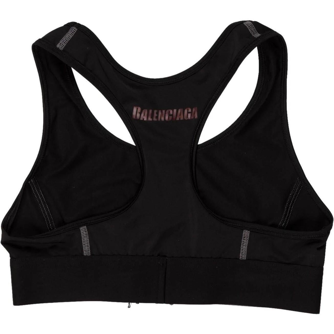 Balenciaga Women's Sports Bra Black/Gray
