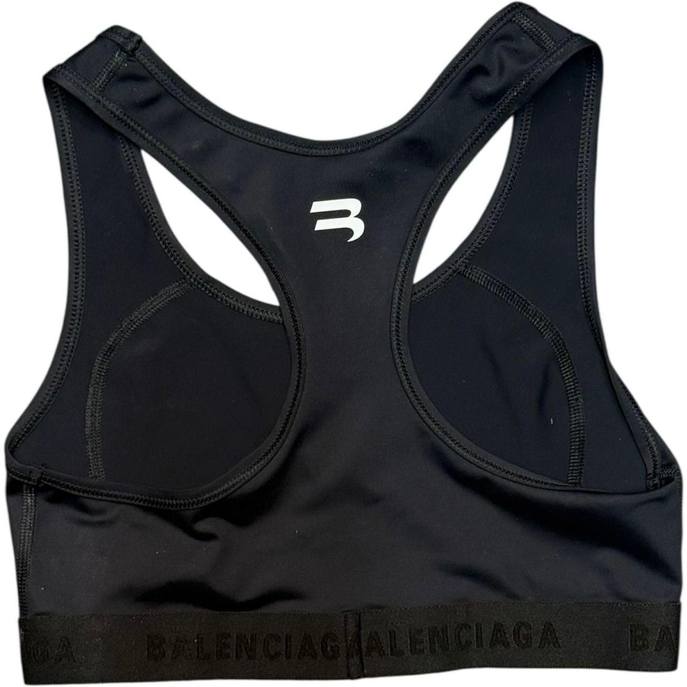 Balenciaga Women's Sports Bra Black/White