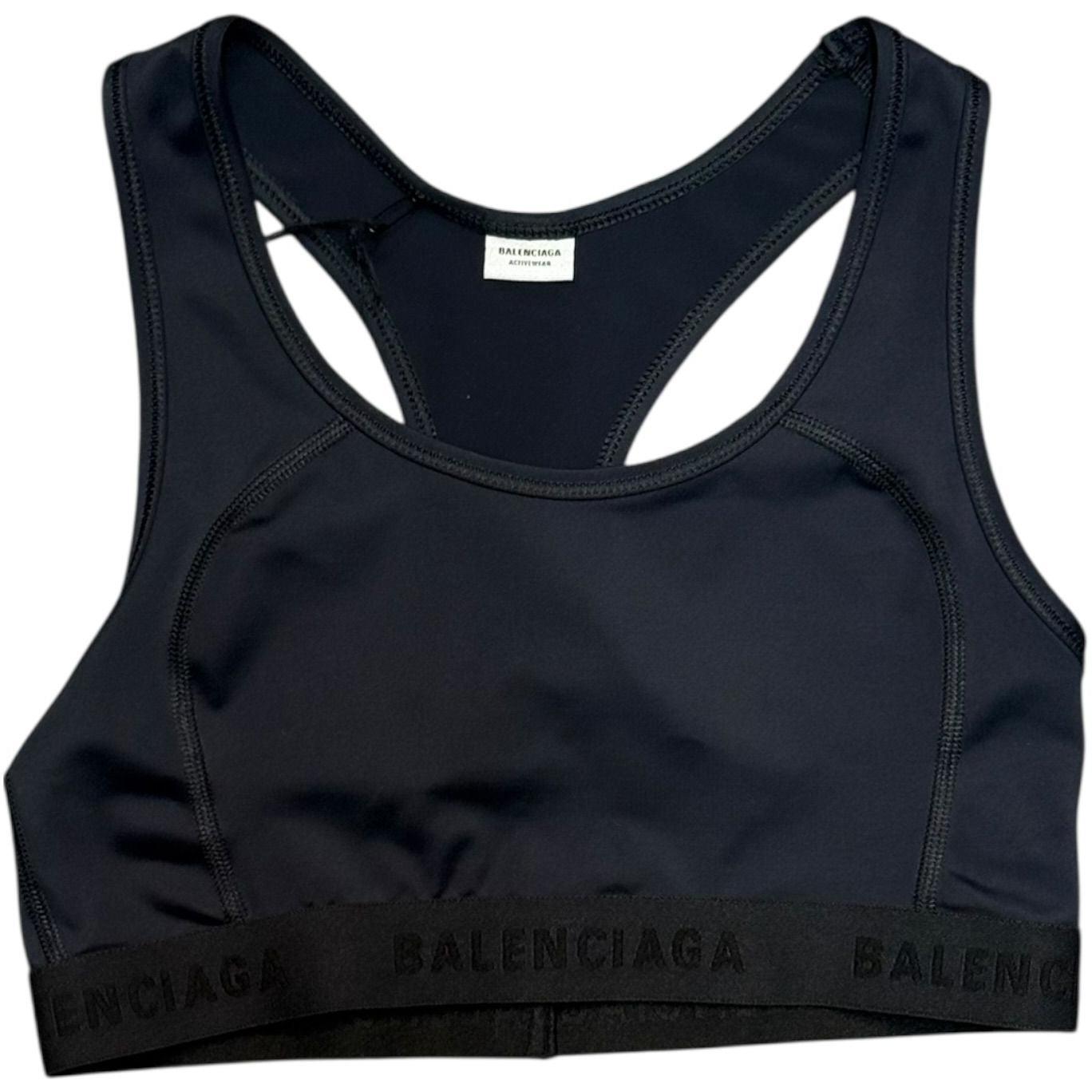 Balenciaga Women's Sports Bra Black/White