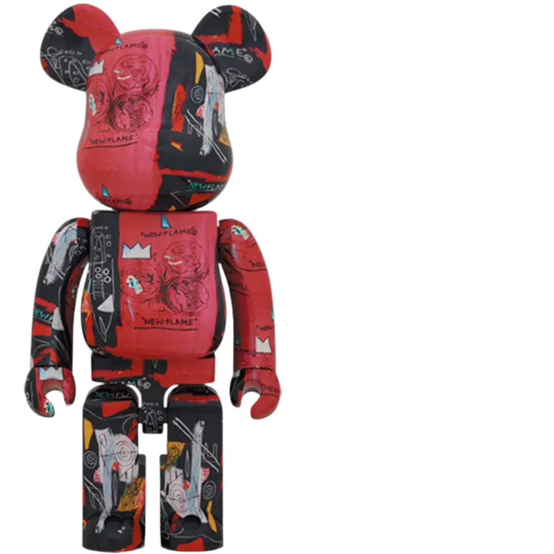 Bearbrick Andy Warhol x JEAN-MICHEL BASQUIAT #1 1000%