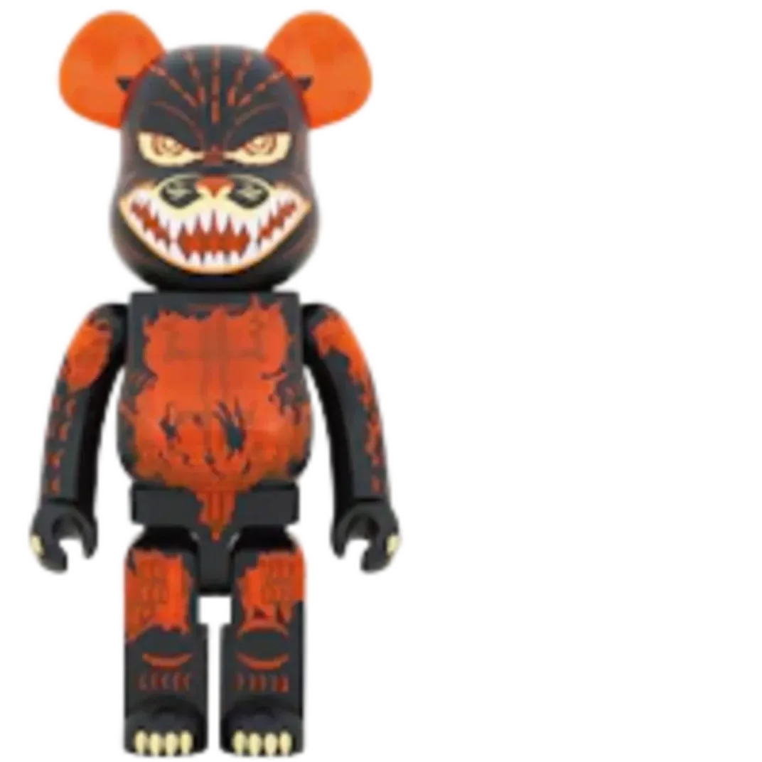 Bearbrick Godzilla VS Destoroyah version Godzilla (Meltdown) 1000% Clear Orange Ver.