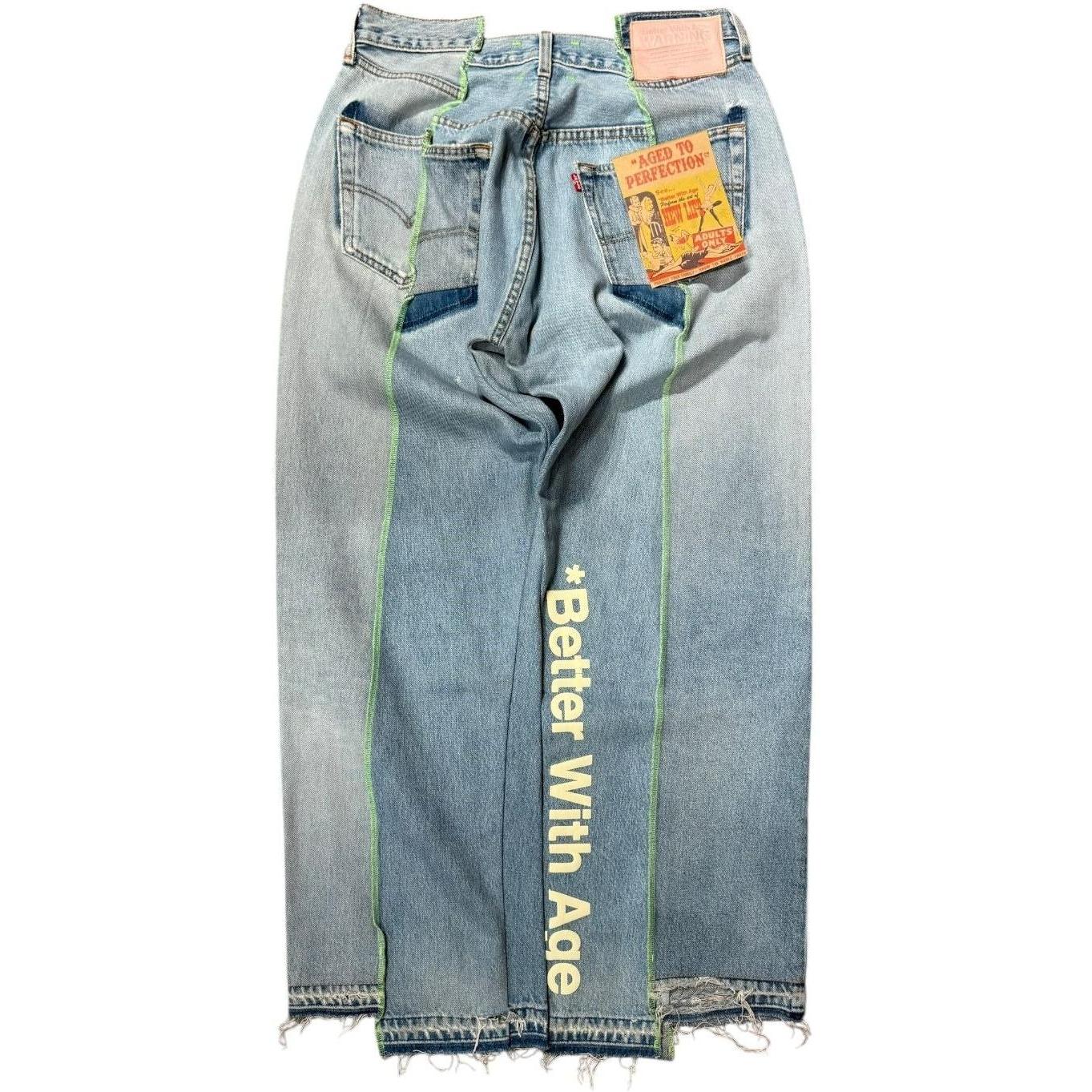 Better With Age Altar Reconstructed Denim Multi
