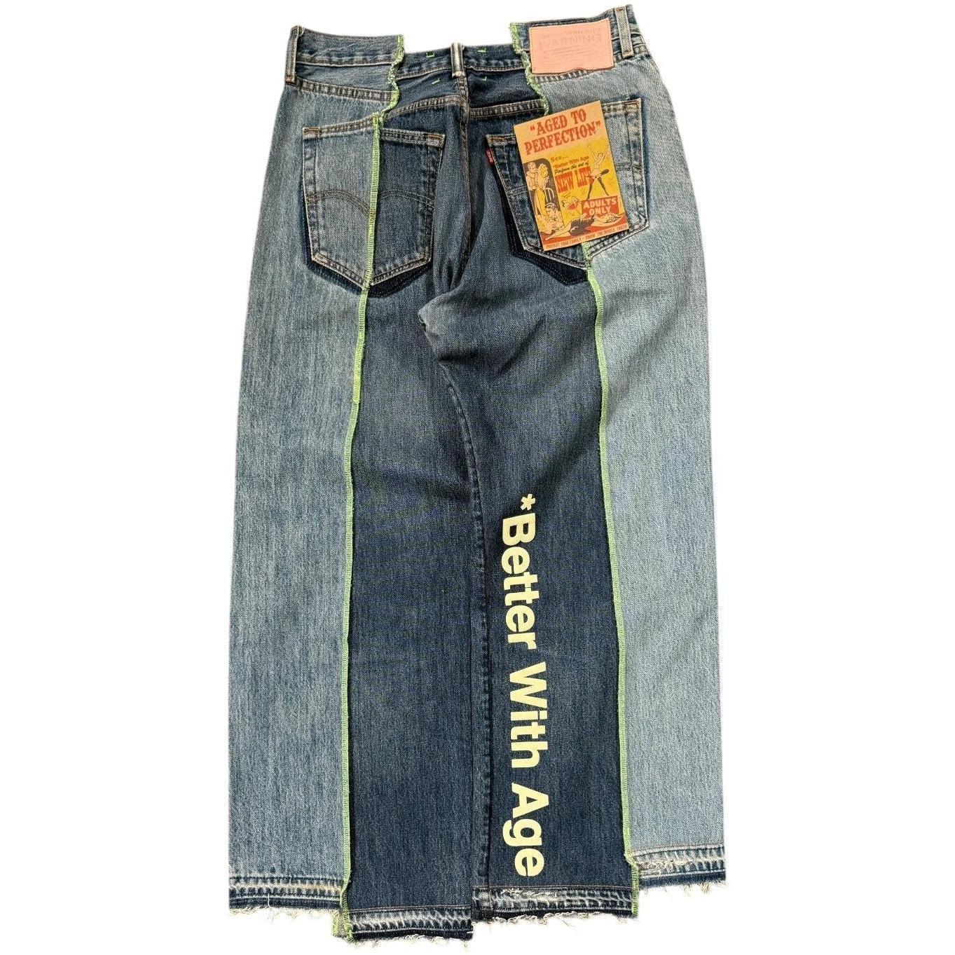 Better With Age Altar Reconstructed Denim Multi #3