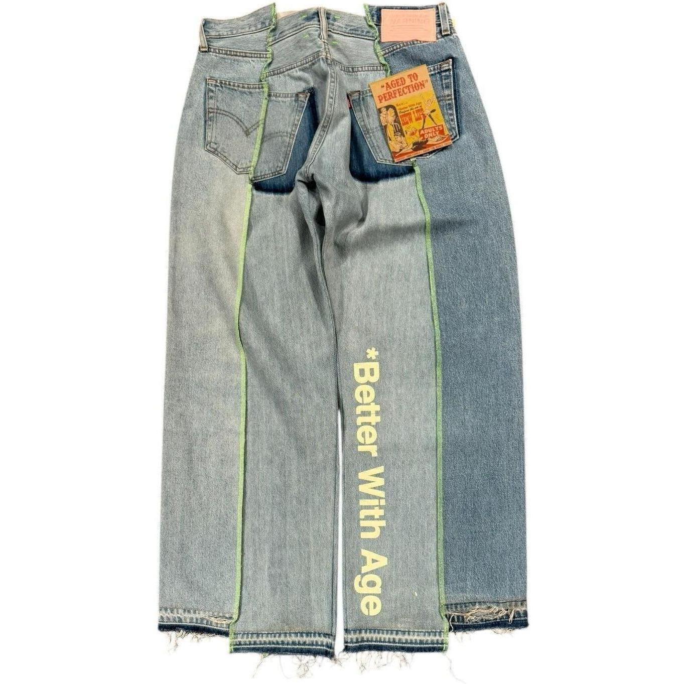 Better With Age Altar Reconstructed Denim Multi #4