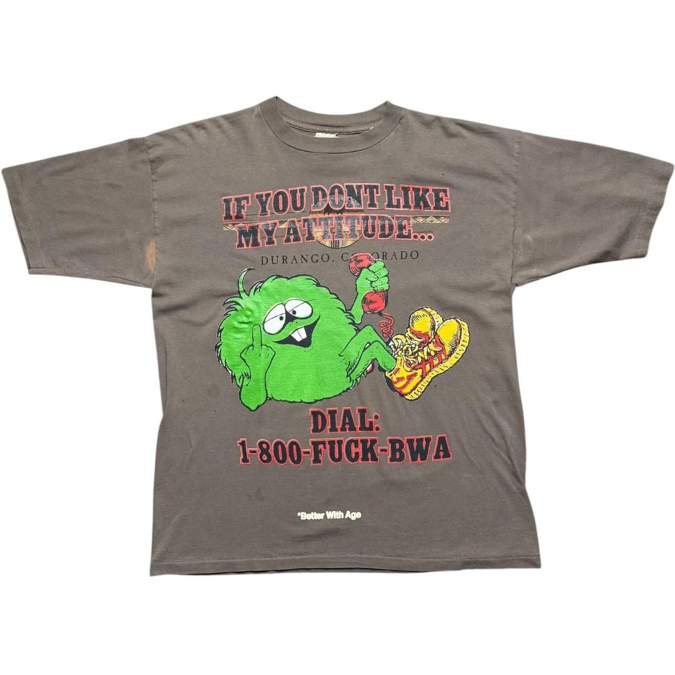 Better With Age Dickhead Tee Brown/Multi