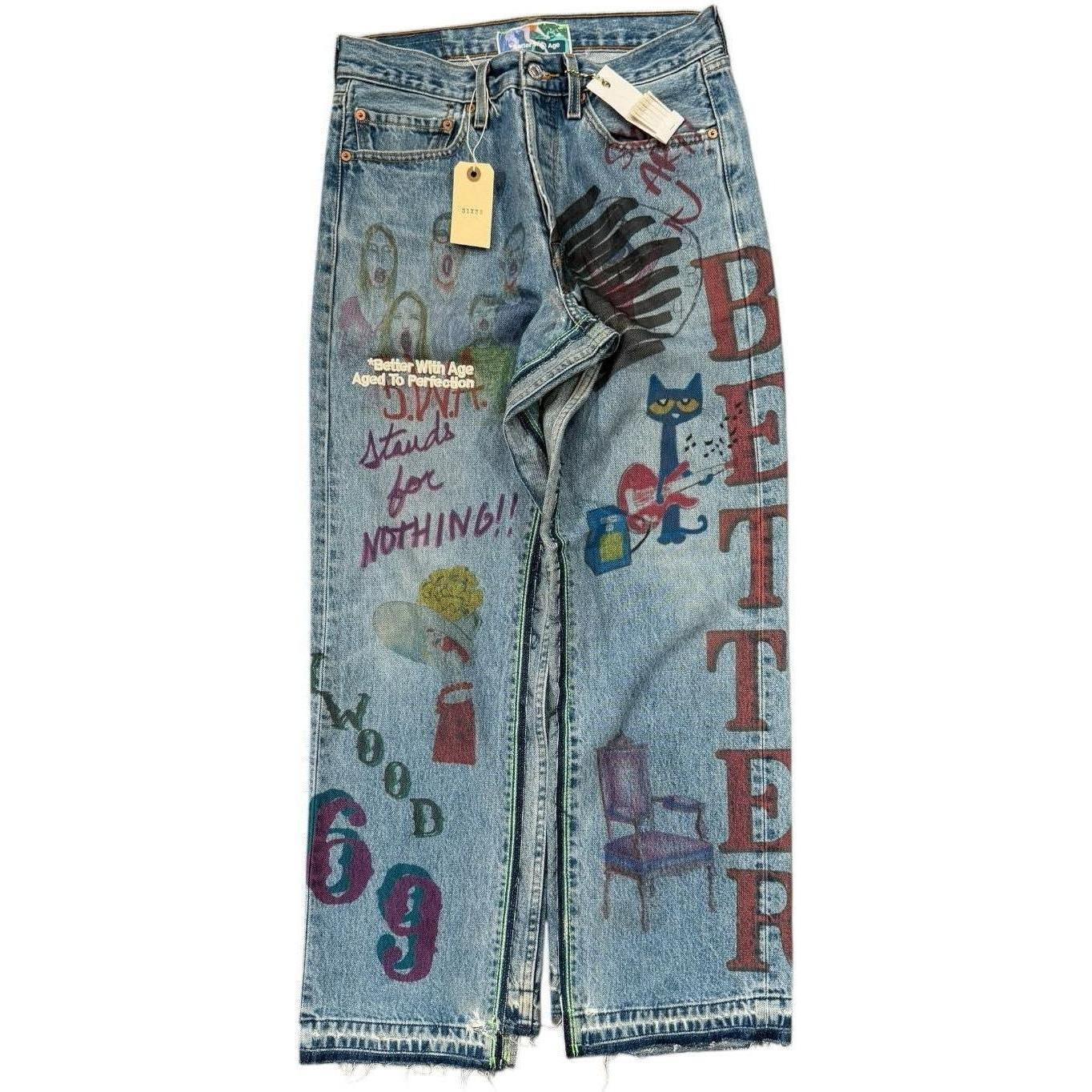 Better With Age Harrison Double-Wide Denim Multi #1
