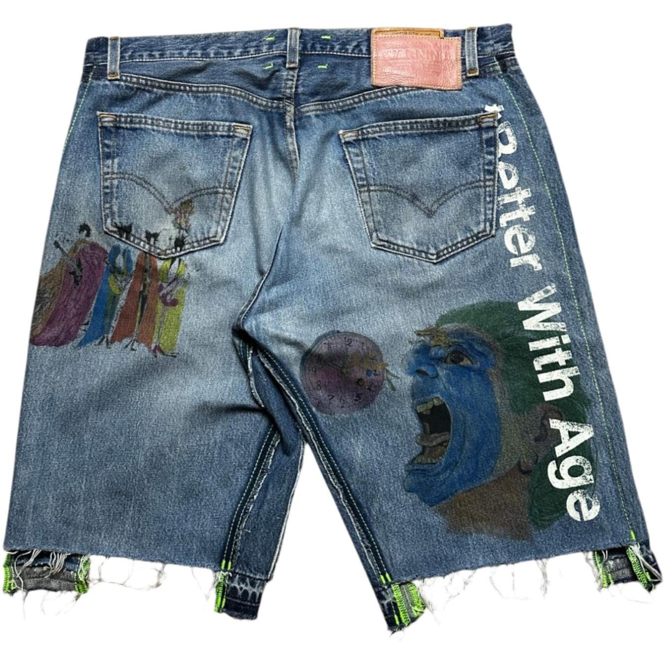Better With Age Harrison Triple Wide Denim Shorts