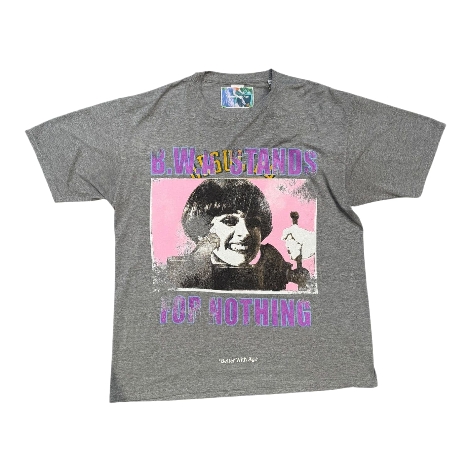 Better With Age Modest T-Shirt Grey