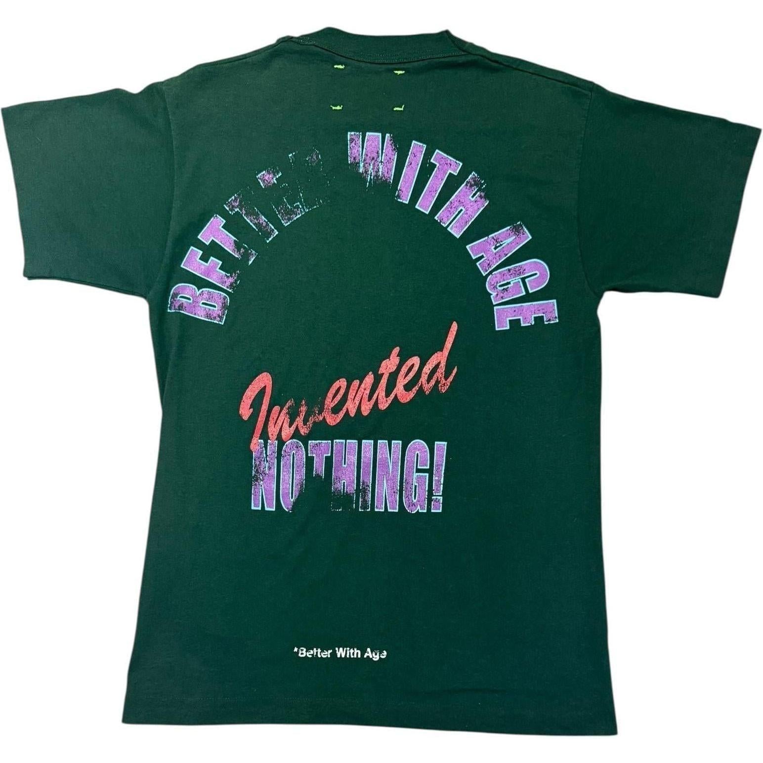 Better With Age Modest Tee Green/Multi