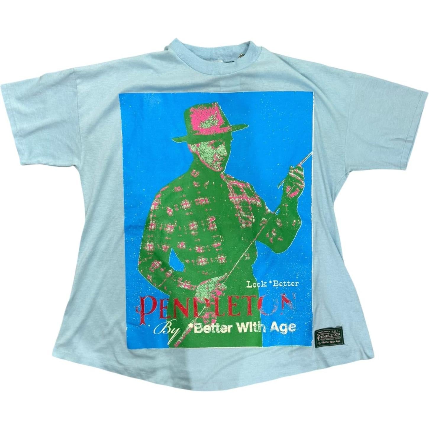 Better With Age Novel Vintage Tee Baby Blue