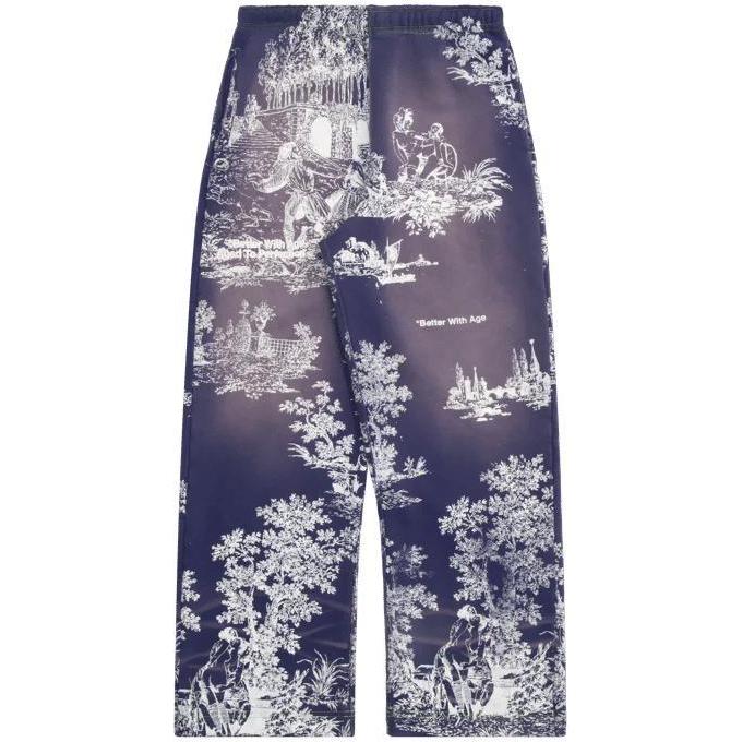 Better With Age Teresa Sweatpants Navy White