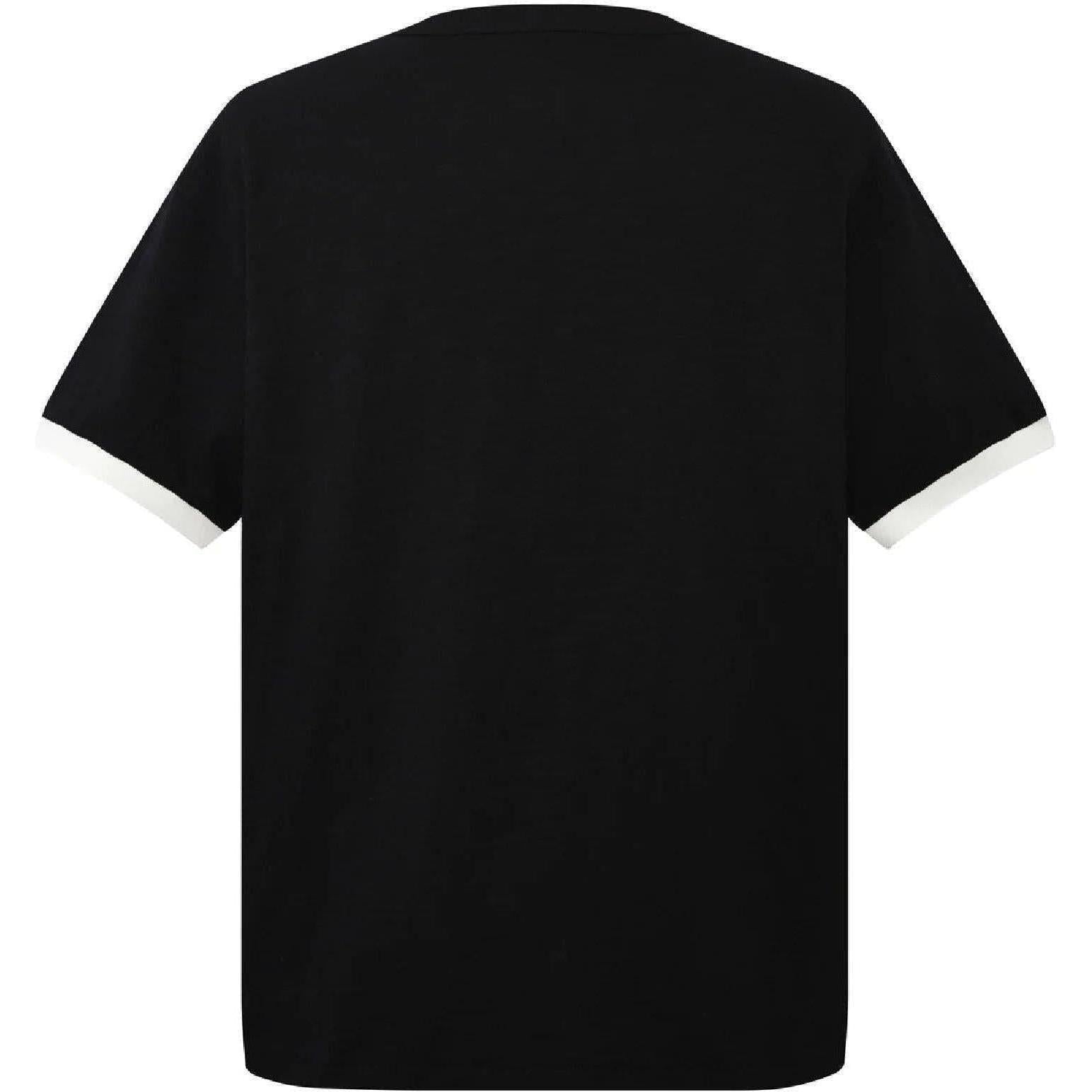 Birth of a Royal Child Pearl Patchwork T-Shirt Black