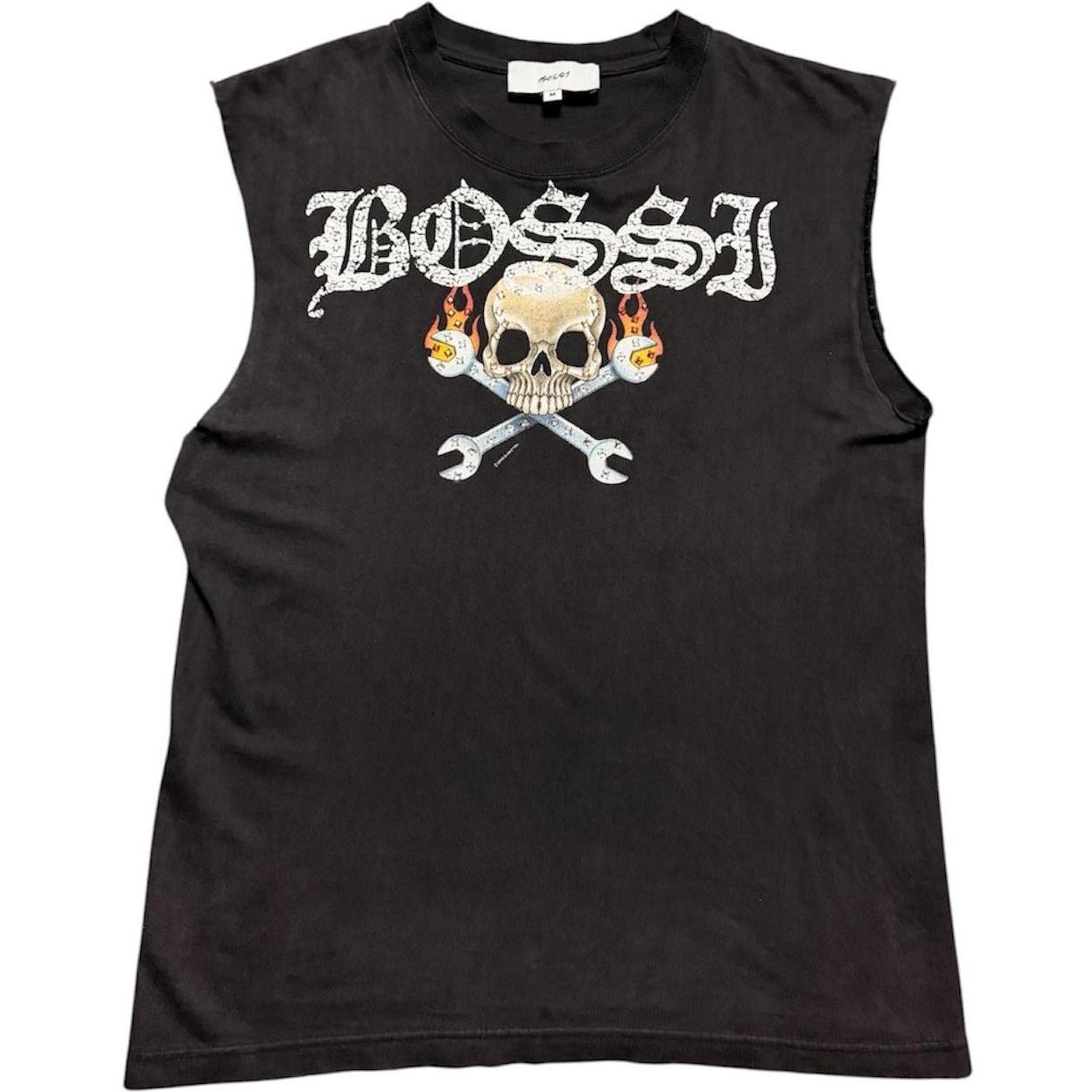 Bossi Custom Bike Show Cut Off Vintage Tee Black