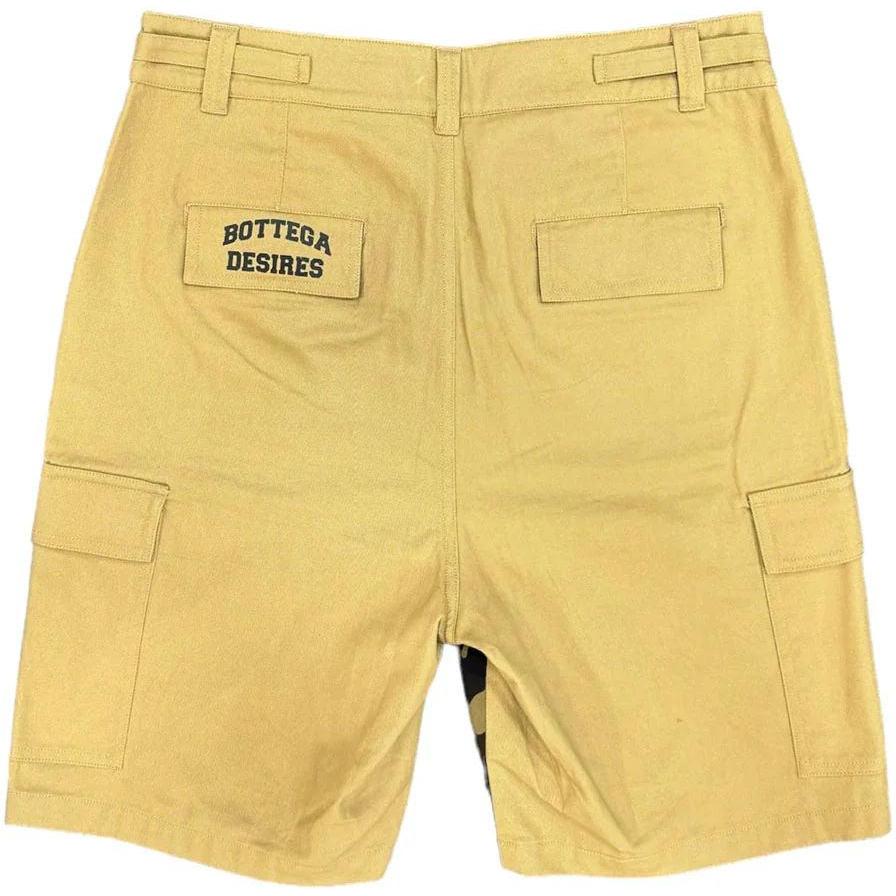 Bottega Desires Camo Cargo Shorts