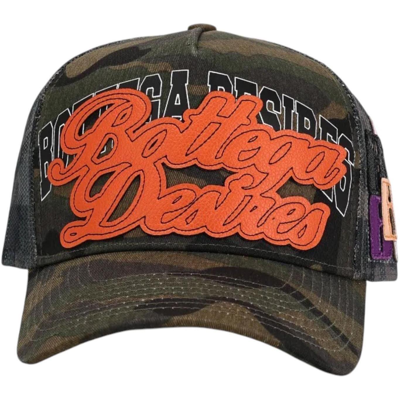 Bottega Desires Camo Trucker Hat