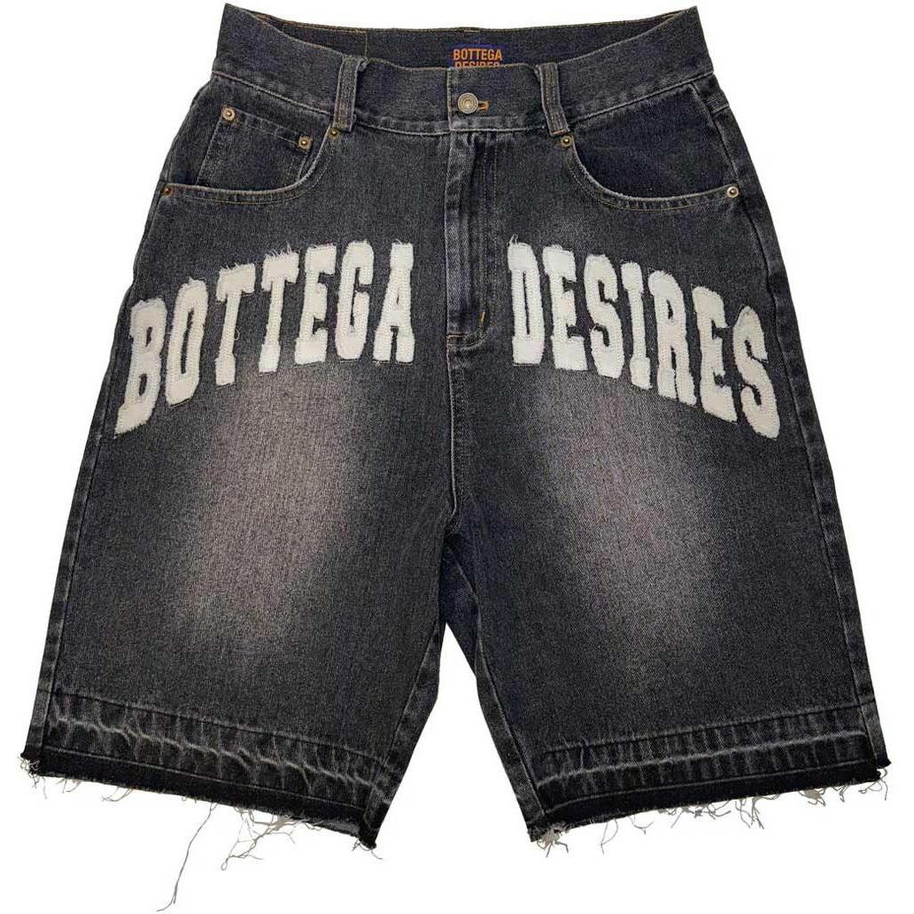 Bottega Desires Denim Shorts Black