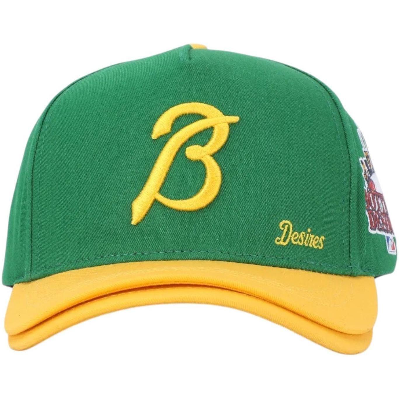 Bottega Desires Ducks Double Brim Hat Green