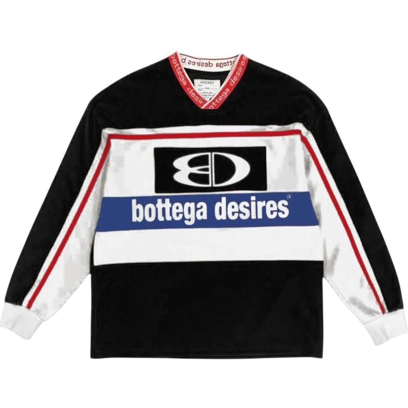 Bottega Desires Hockey Long Sleeve Jersey Black
