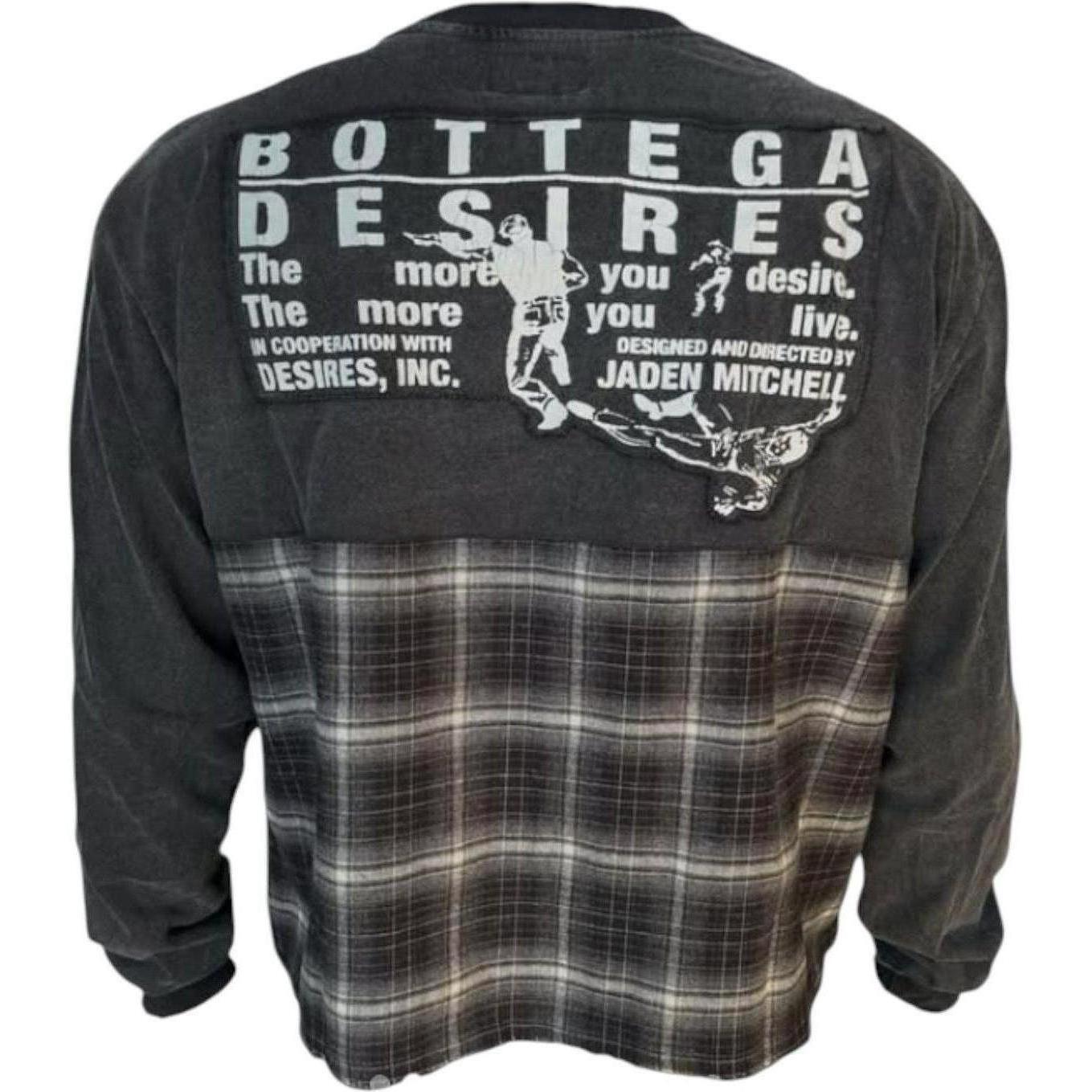 Bottega Desires Hybrid Flannel Longsleeve T-Shirt