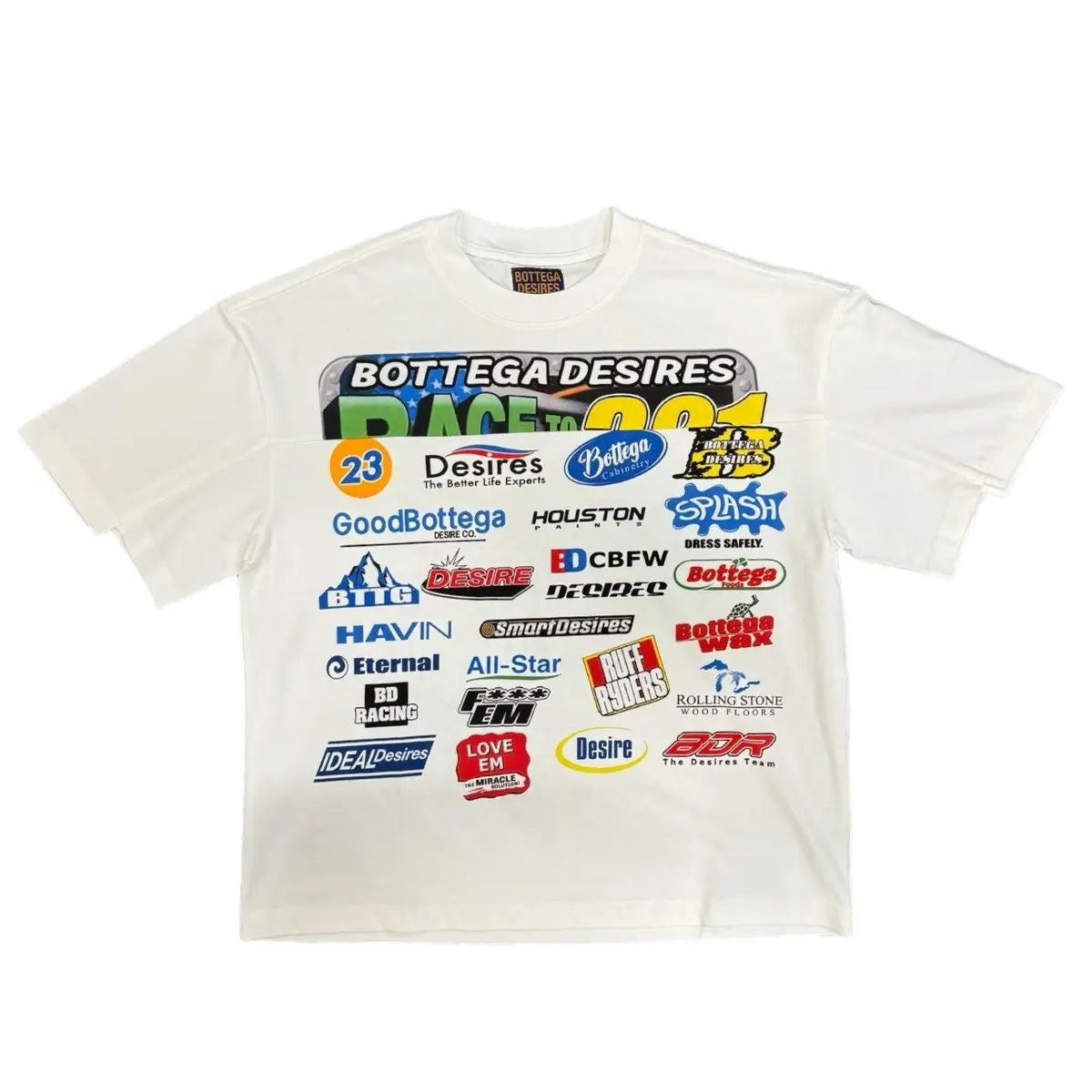 Bottega Desires Race T-Shirt White