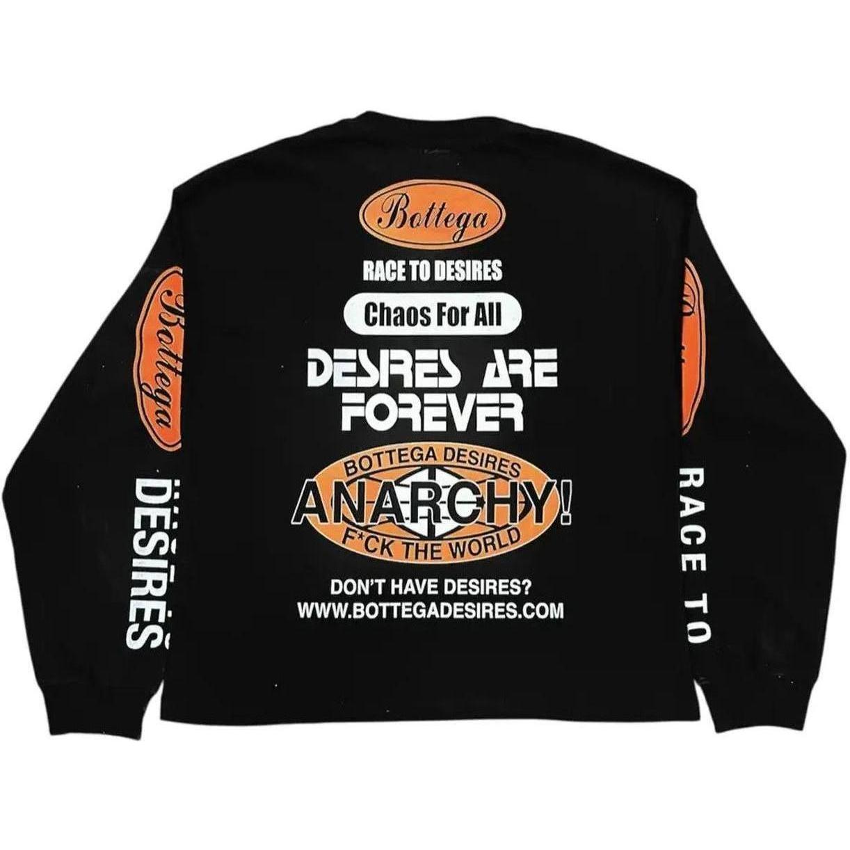 Bottega Desires Race to Desires L/S T-Shirt Black