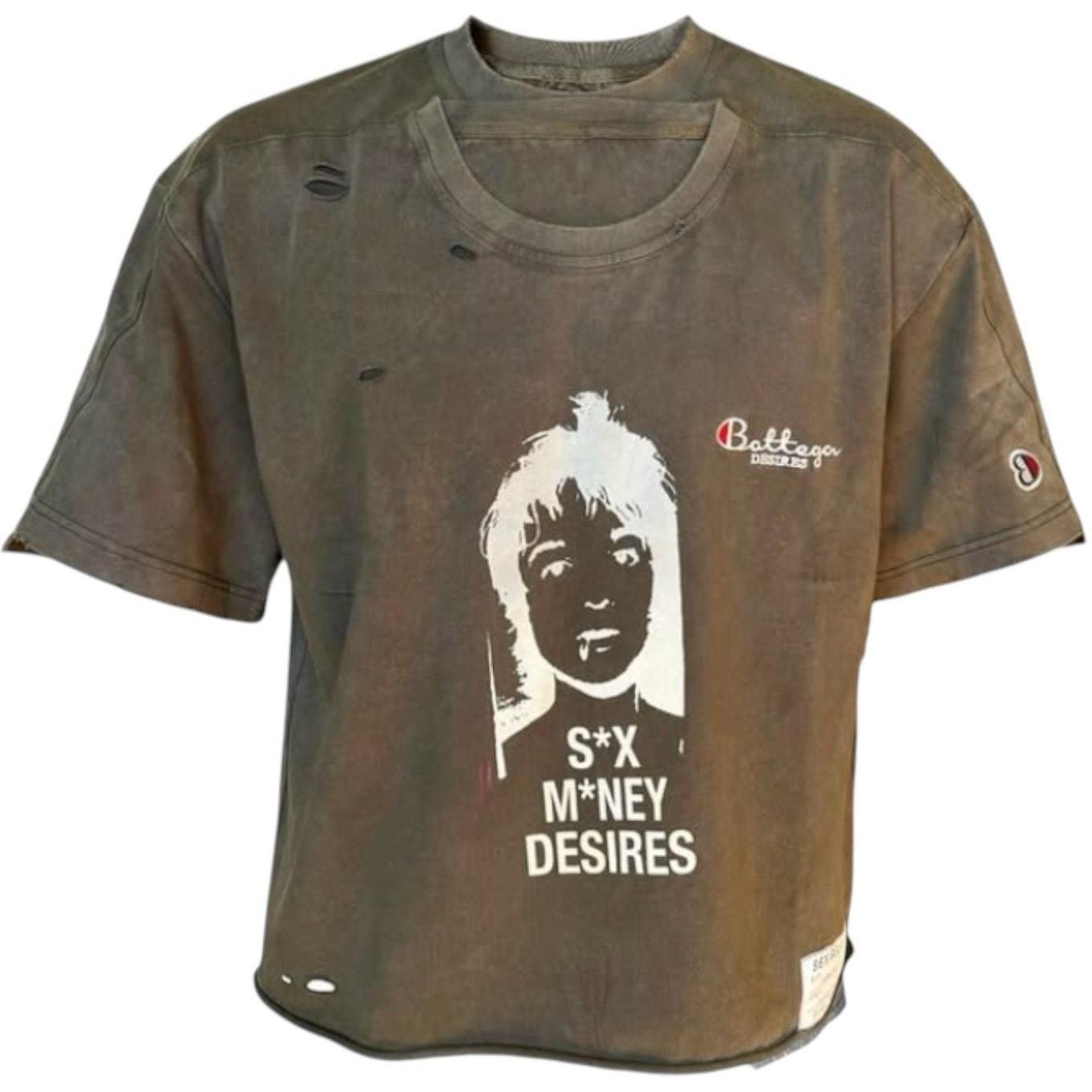 Bottega Desires Sex Sells T-Shirt Grey