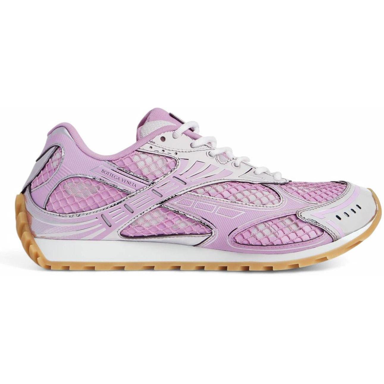 Bottega Veneta Orbit Runner Pink Silver