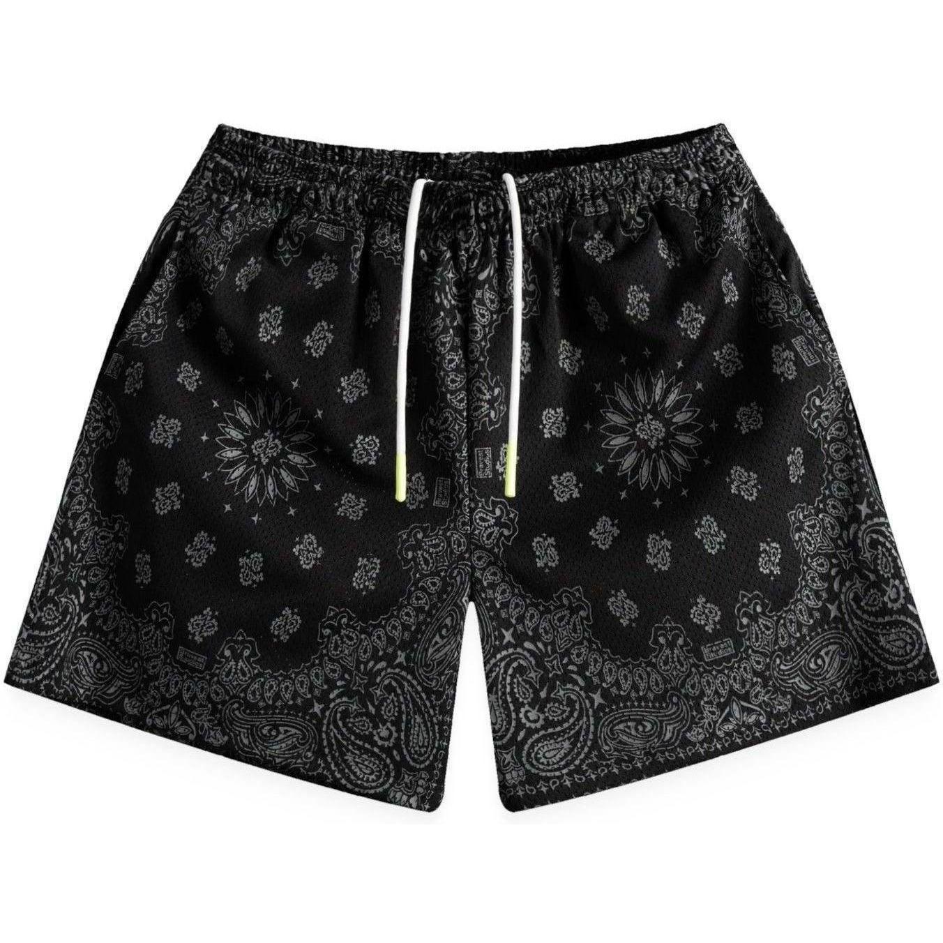Bravest Studios Carbon Paisley Shorts Black