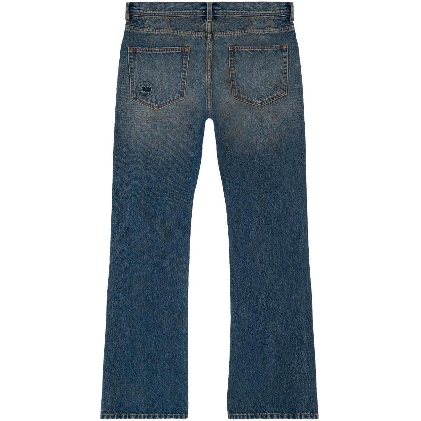 Bravest Studios Patchwork Denim Pants Blue