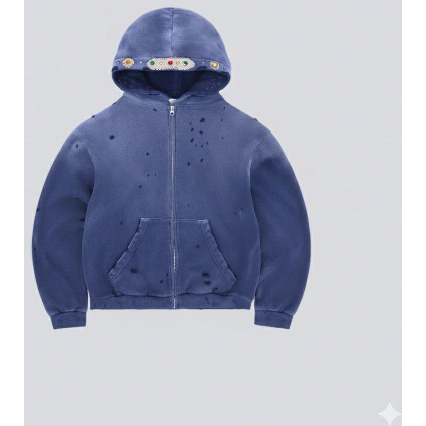 Bravest Studios Sapphire Zip Up Hoodie Purple